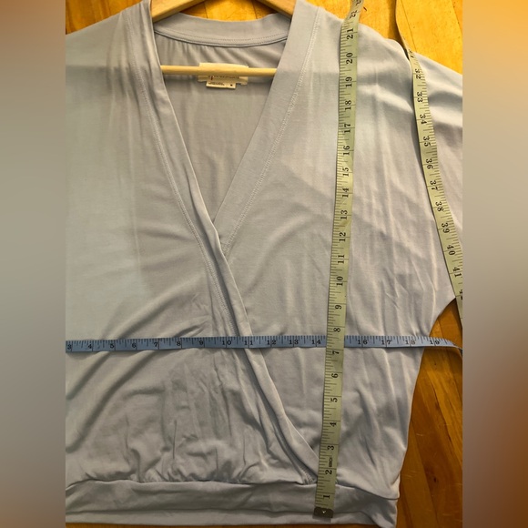 By Anthropologie Ayla Surplice Top M GUC - Picture 7 of 7